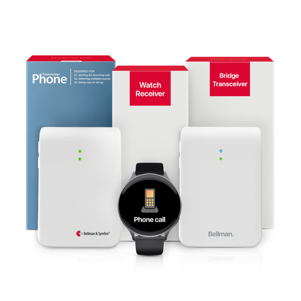 Phone System with Bluetooth Bridge and Watch Receiver