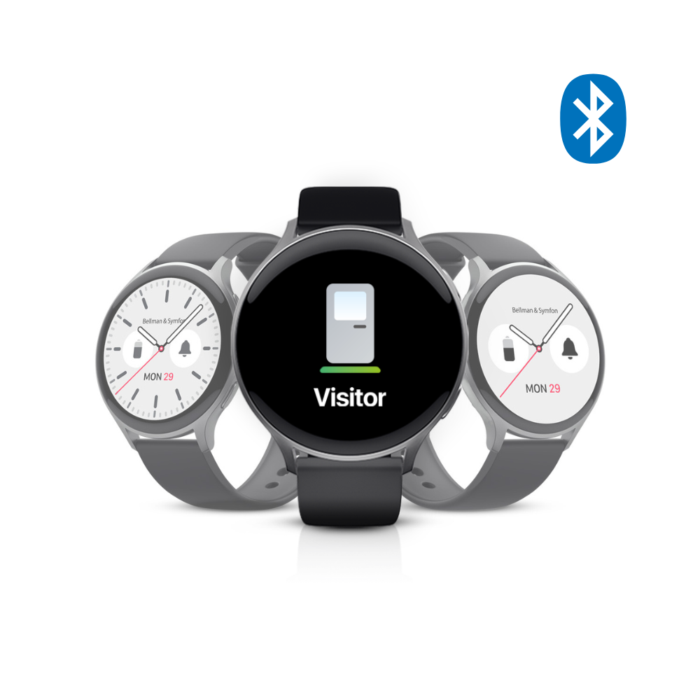 Push Button System with Bluetooth Bridge and Watch Receiver
