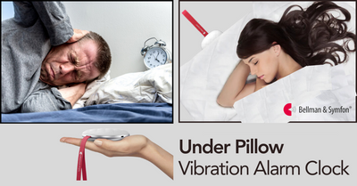 Wake Up & Get Refreshed with Under Pillow Vibration Alarm Clock