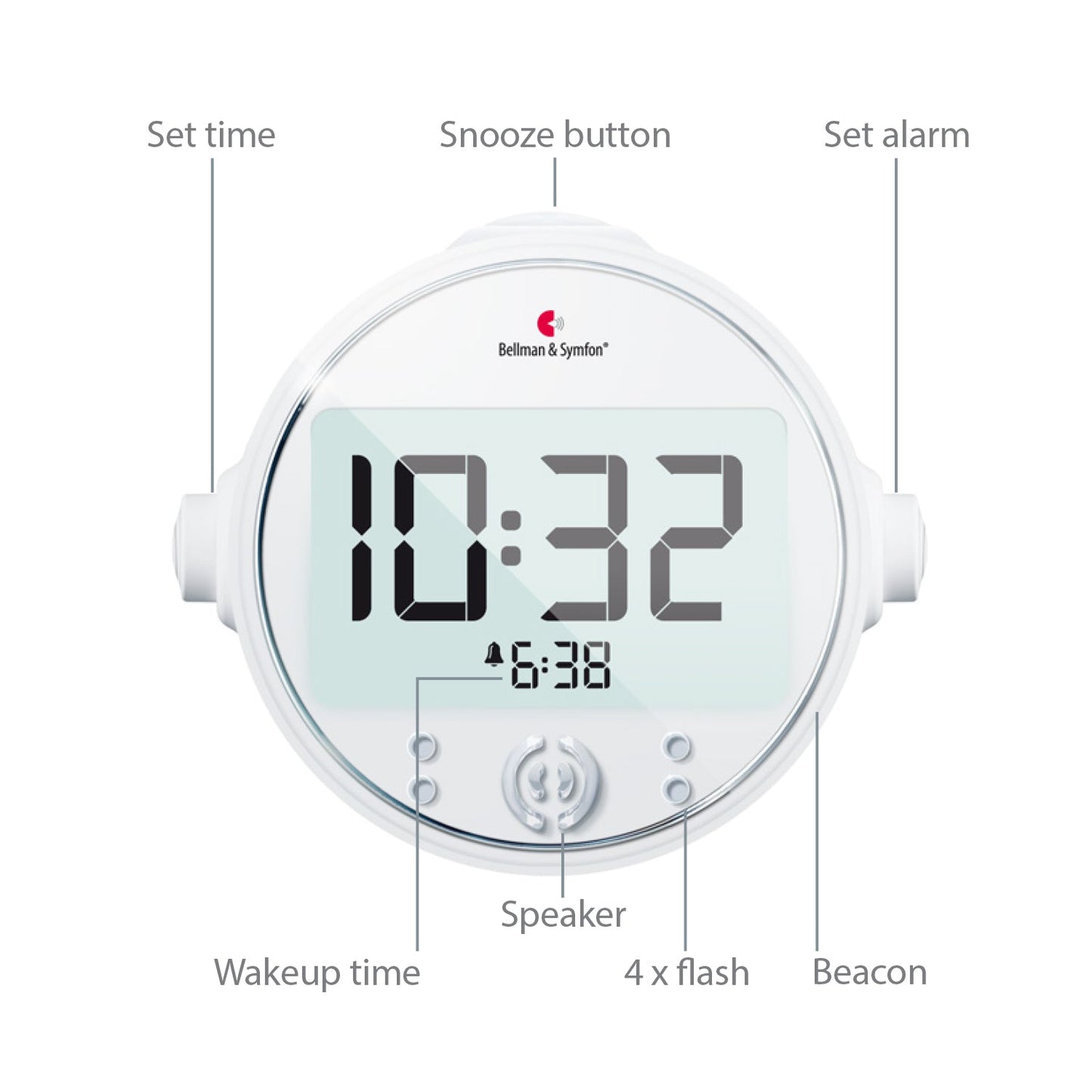 ADA Alarm Clock Pro | Bellman & Symfon