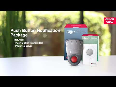 Push Button Notification System | with Pager Receiver