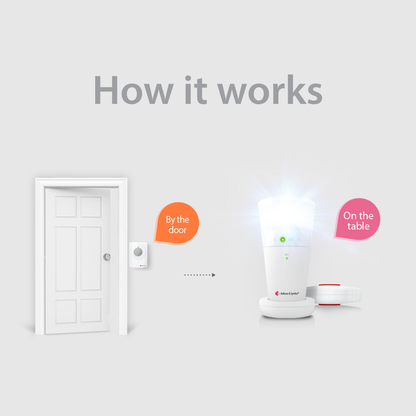 ADA Push Button Notification System | with Alarm Clock Receiver and Bed Shaker | Bellman & Symfon