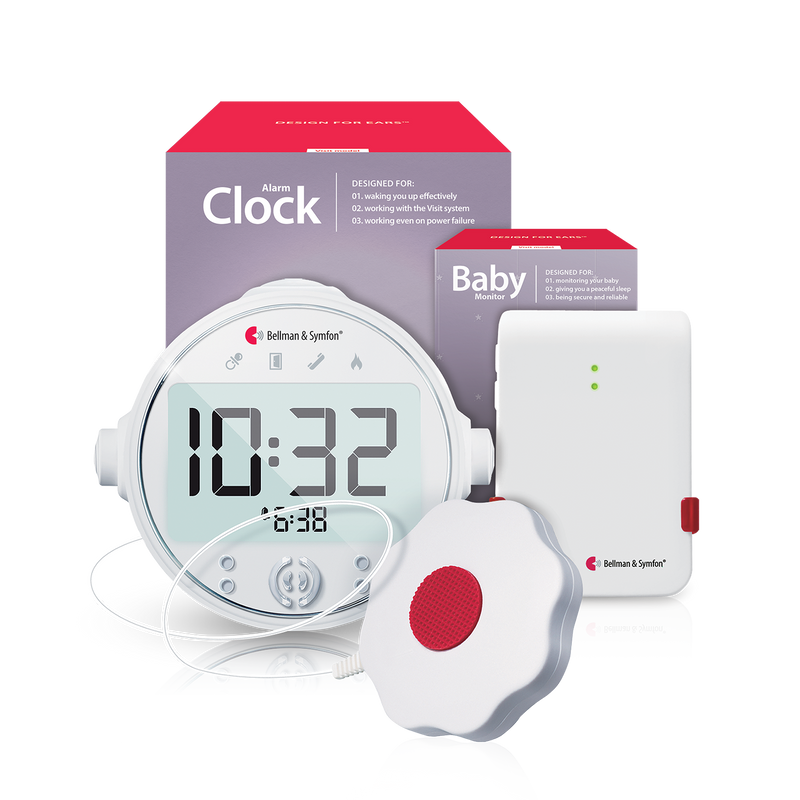 Baby Cry Notification System | with Alarm Clock Receiver and Bed Shaker
