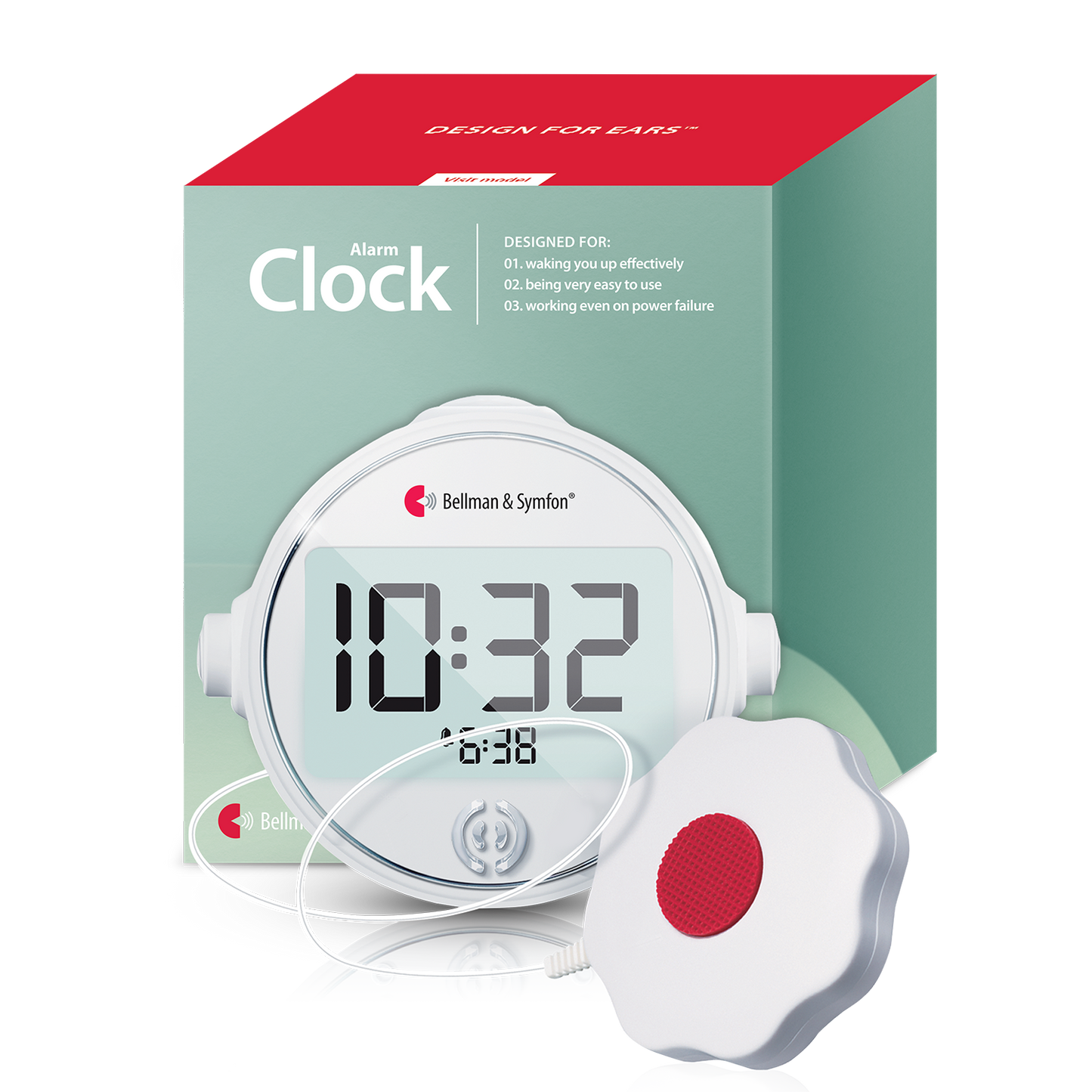 Bellman & Symfon ベルマン アラームクロック クラシック Energize Morning With Our Combo Alarm Clock and Bed Shaker
