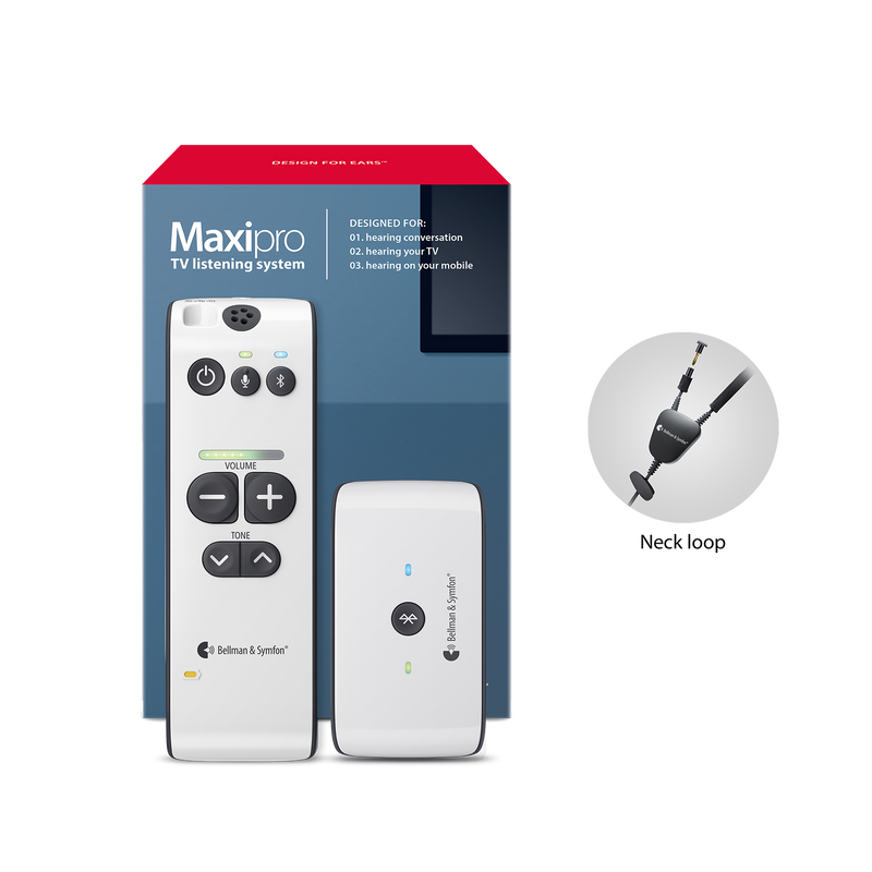 Maxi Pro TV Listening System Included Neckloop