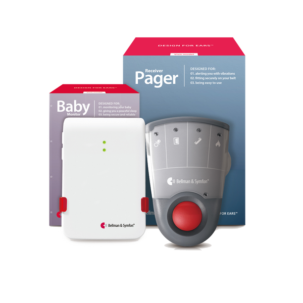 Baby Monitor System with Pager Receiver