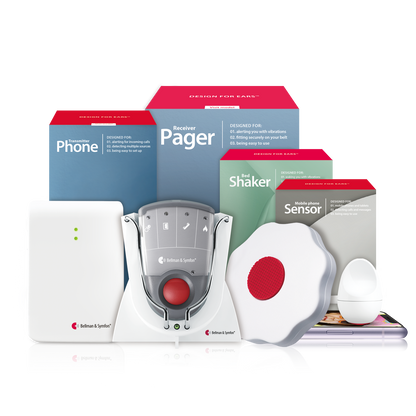 Phone System with Pager, Charger, and Bed Shaker