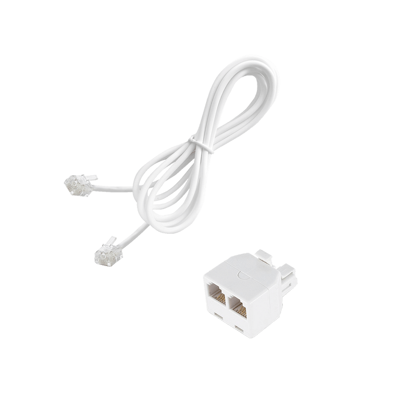 Telephone Cable with RJ11 Adaptor
