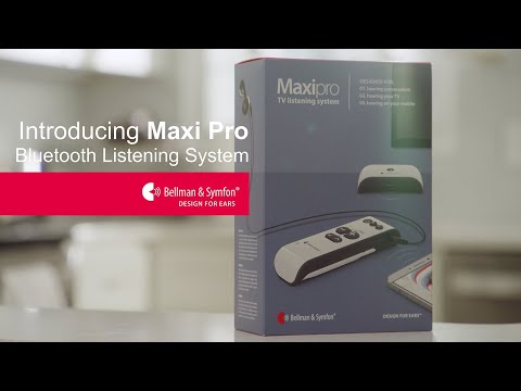 Maxi Pro TV Listening System Included Headphones with Mic