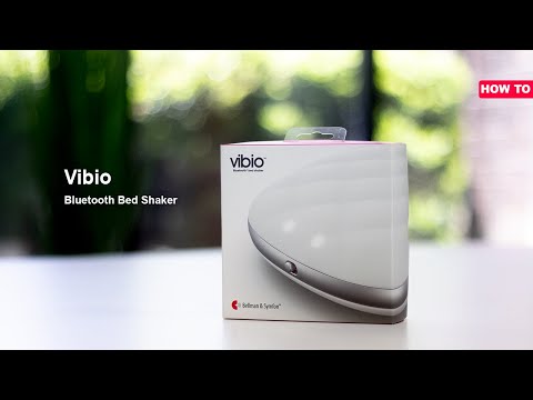 Vibio Portable Bluetooth Bed Shaker Alarm