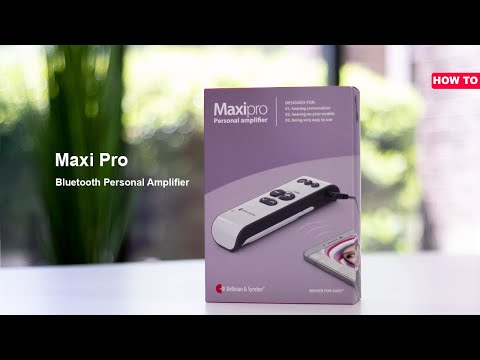 Maxi Pro Personal Amplifier | Incl. Headphones with Mic