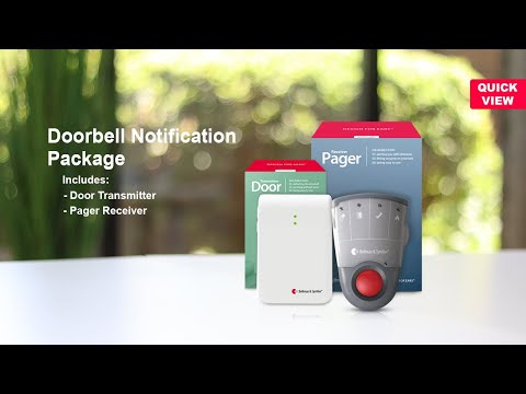 Doorbell Notification System | with Pager Receiver