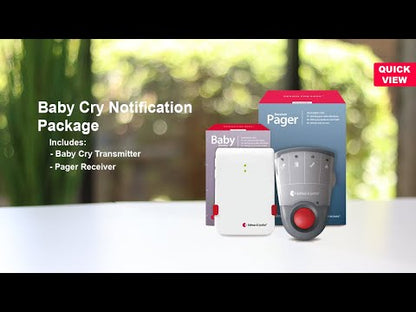 Baby Monitor System with Pager Receiver