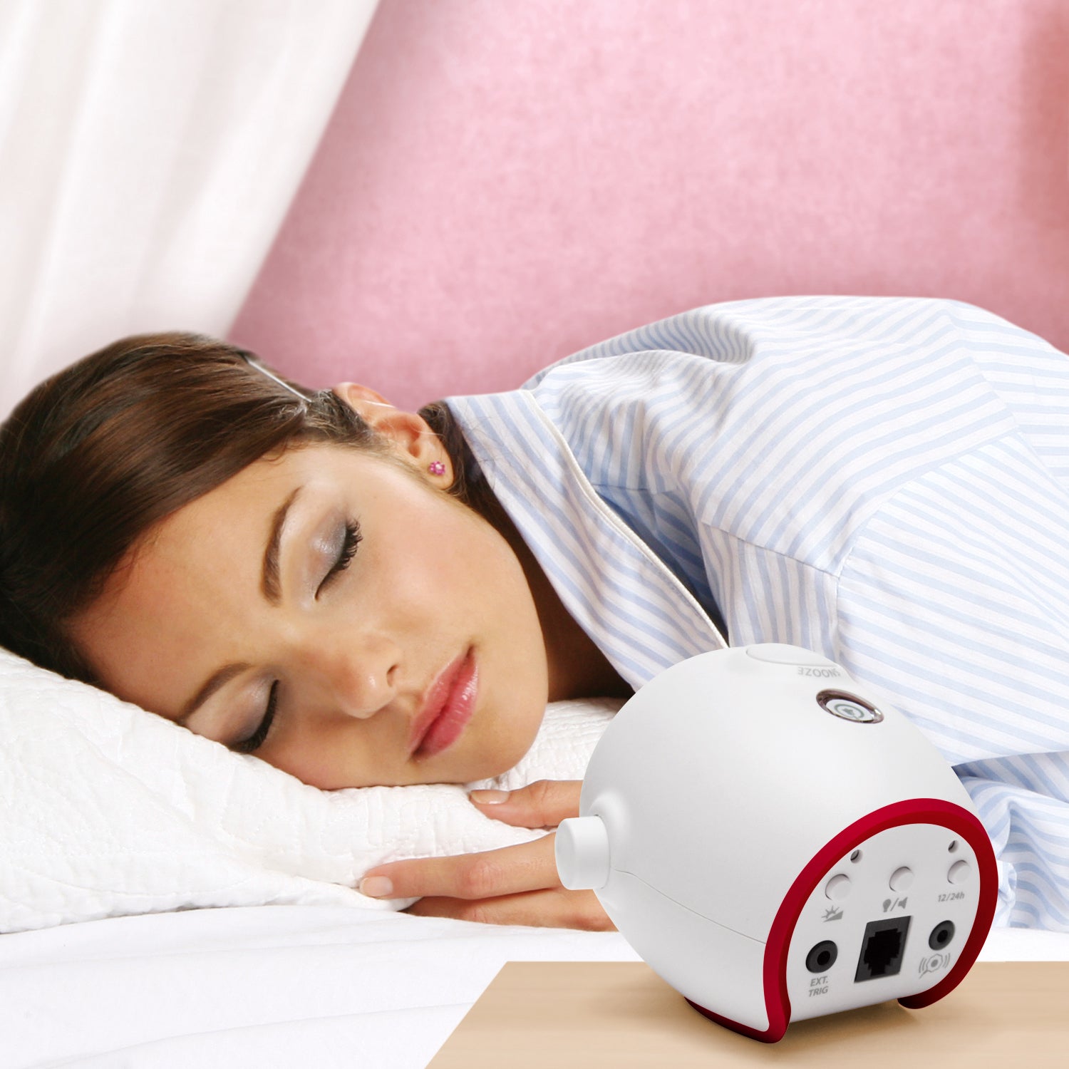 Entry Alert Notification System | with Magnetic Switch, Alarm Clock Receiver and Bed Shaker