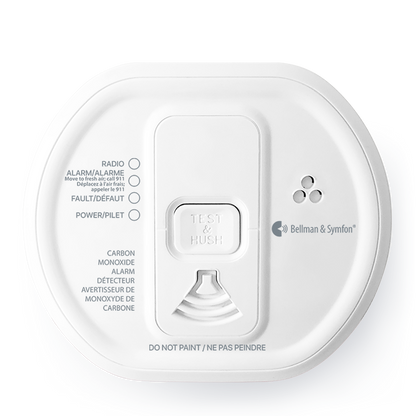 ADA Smoke/Fire and Carbon Monoxide Alarm Notification System | with Alarm Clock Receiver and Bed Shaker